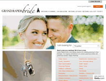 Tablet Screenshot of grandrapidsbride.com